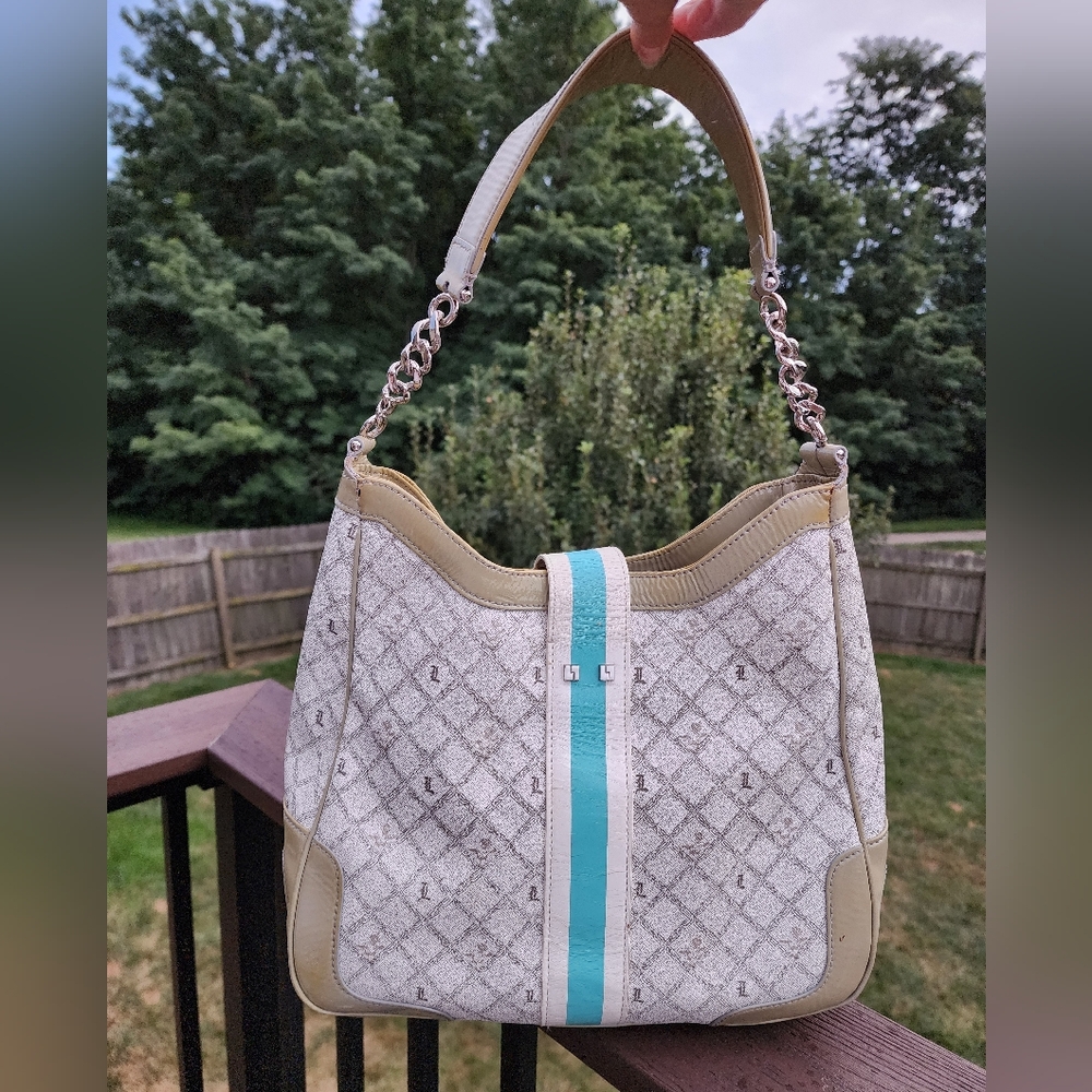 L.A.M.B. Commodore Satchel In Shadow Print - image 3